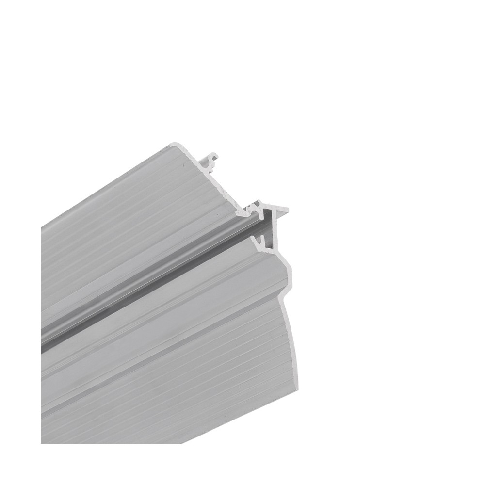 1m Aluprofil Smooth12 Bc Q9 Ubehandlet Aluminium, Indspartling, Led Skinne fra Topmet