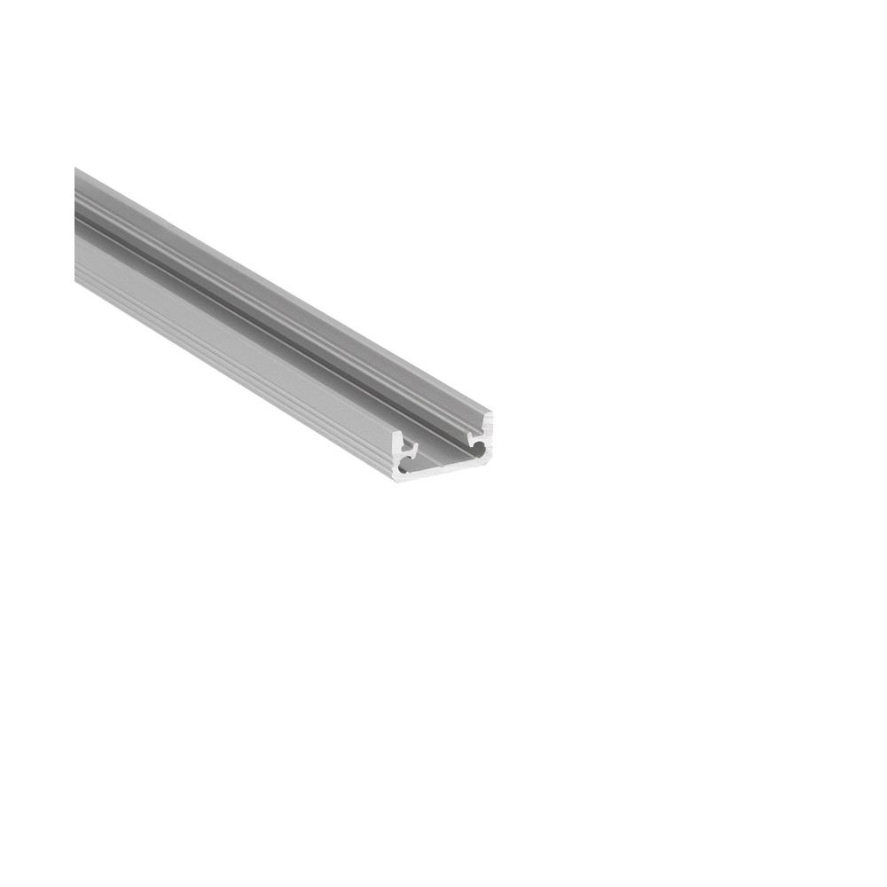 1m Aluprofil Floor8 K Anodiseret, Fliseprofil, Led Skinne fra Topmet