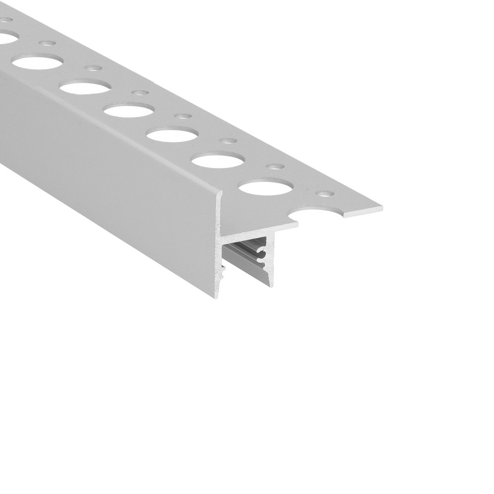 2m Aluprofil Up Tile10 A Anodiseret, Fliseprofil, Led Skinne fra Topmet