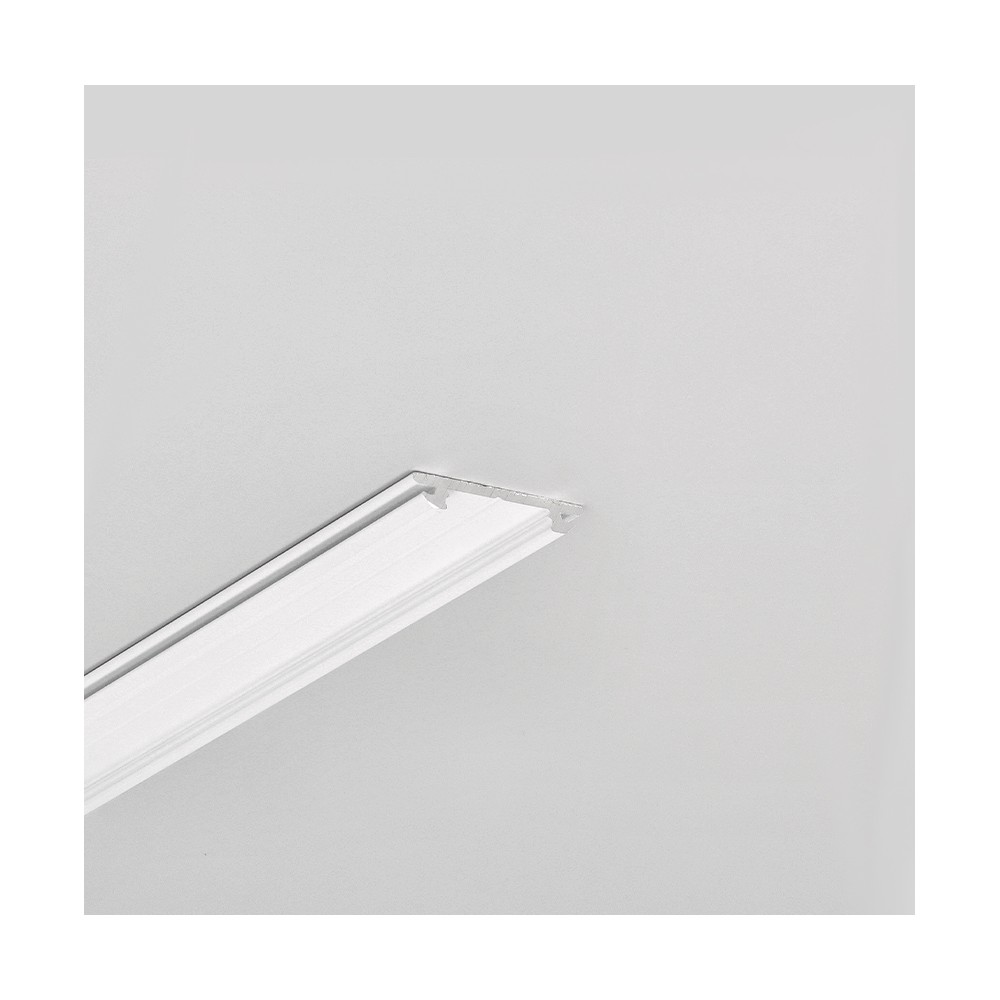 1m Aluprofil Arc12 Cd U5   Hvid Lakeret fra Topmet