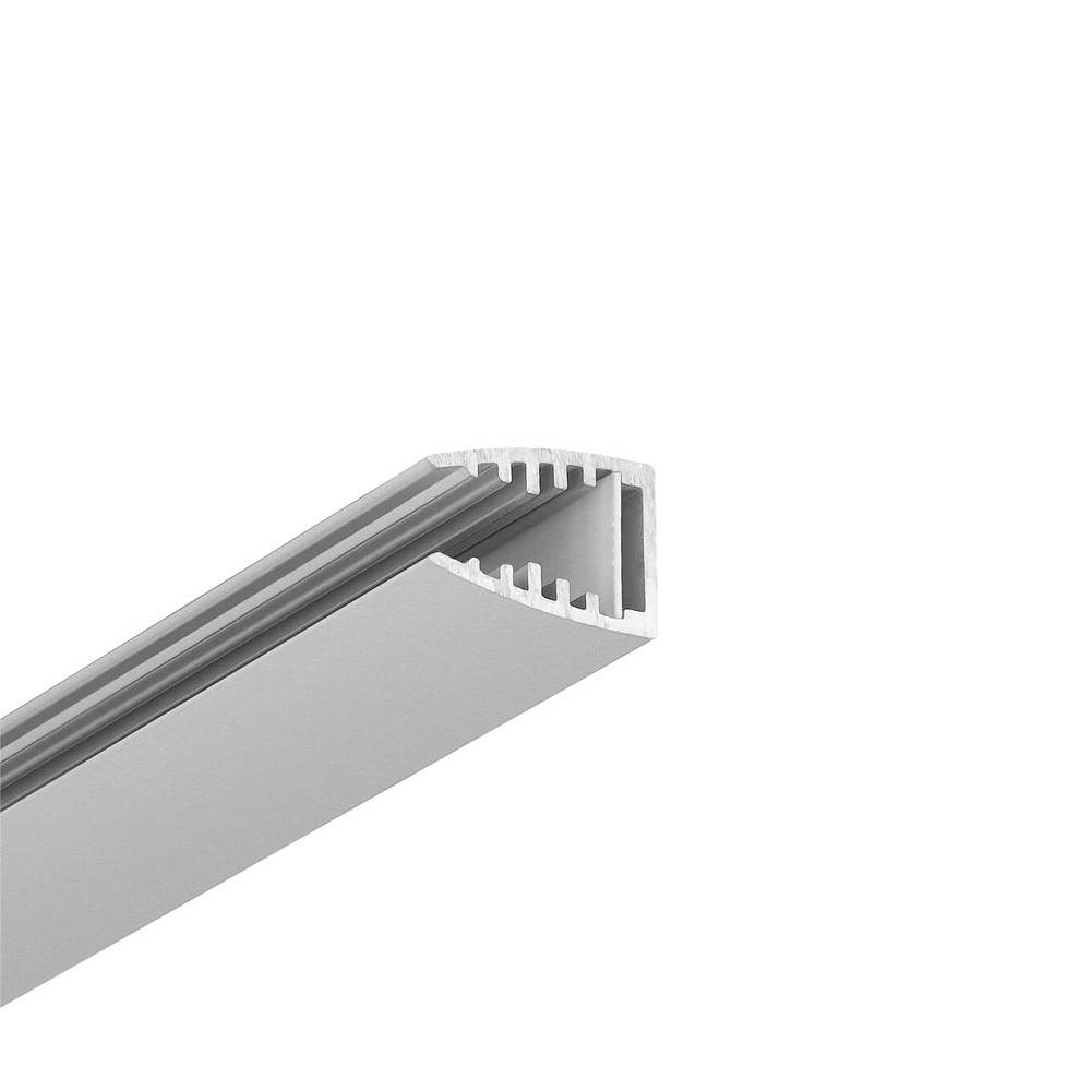 2m Aluprofil Mikro10 + 2m Monteringsprofil Mikro10 Anodiseret fra Topmet