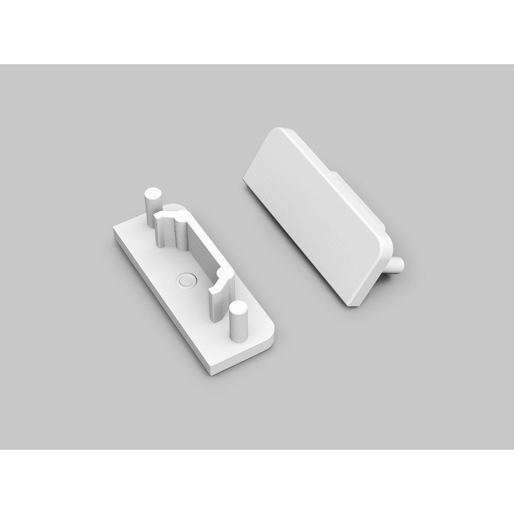 1 Stk. Endestykke Surface14 Gen2   Hvid fra Topmet