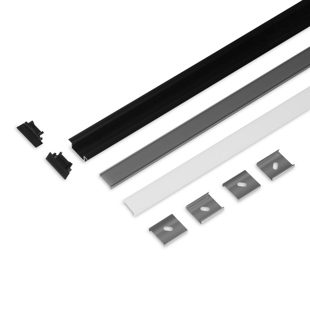 2m Sæt Groove14.v2 + C3 Click   Sort Anodiseret fra Topmet