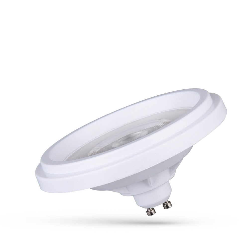 Gu10 5,5w Hvid Led Spot   Ar111, 24°   Dæmpbar : Ikke Dæmpbar, Kulør : Varm fra Spectrum