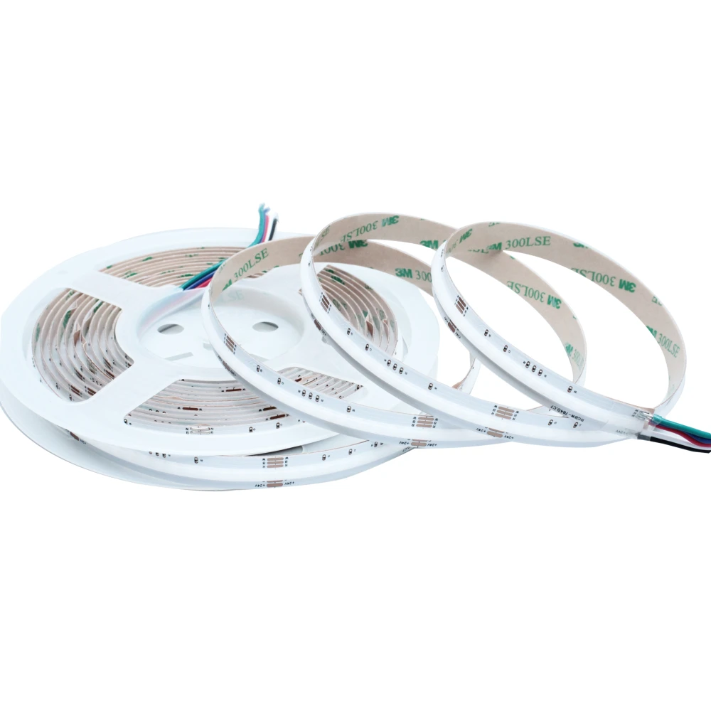 5m 20w M Rgb+ww Cob Led Strip 24v Dc, Ip20, 784 Led Pr. Meter, Cob Led fra Ledlife