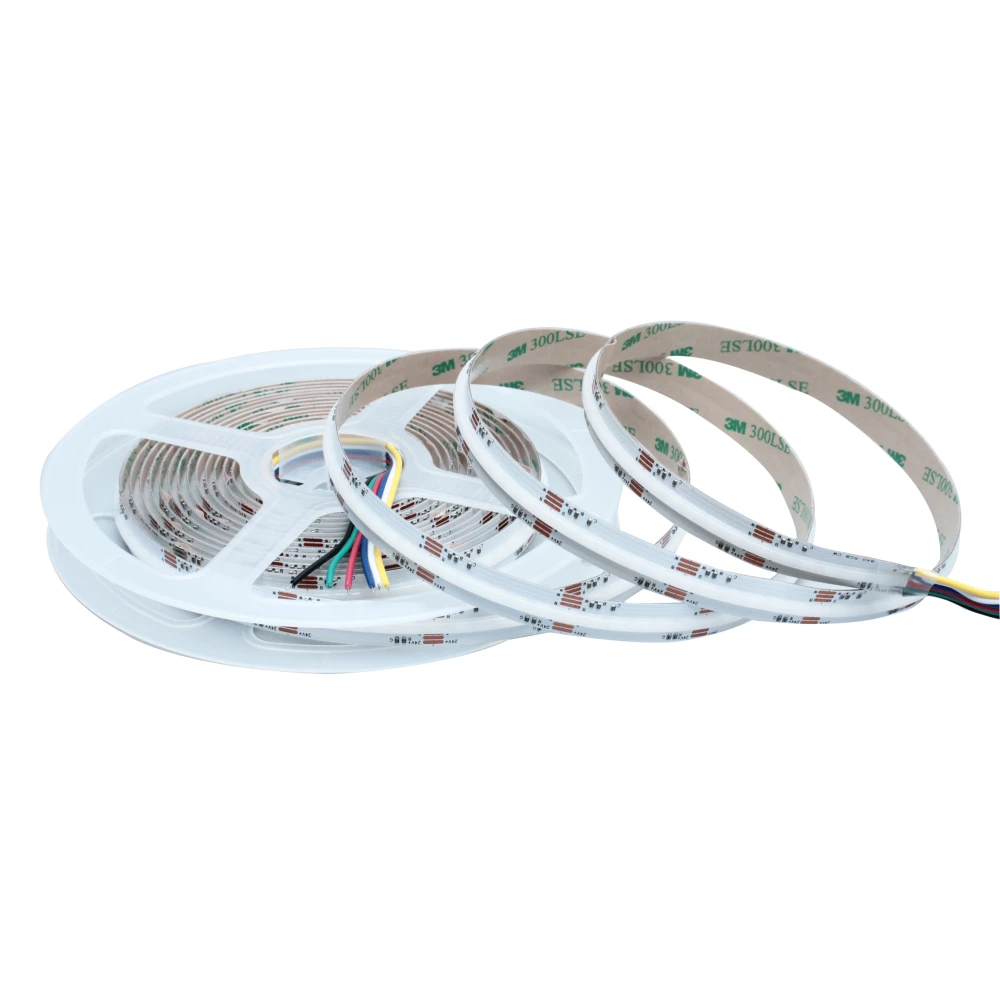 10m 21w M Rgb+cct Cob Led Strip 24v Dc, Ip20, 840 Led Pr. Meter, Cob Led fra Ledlife