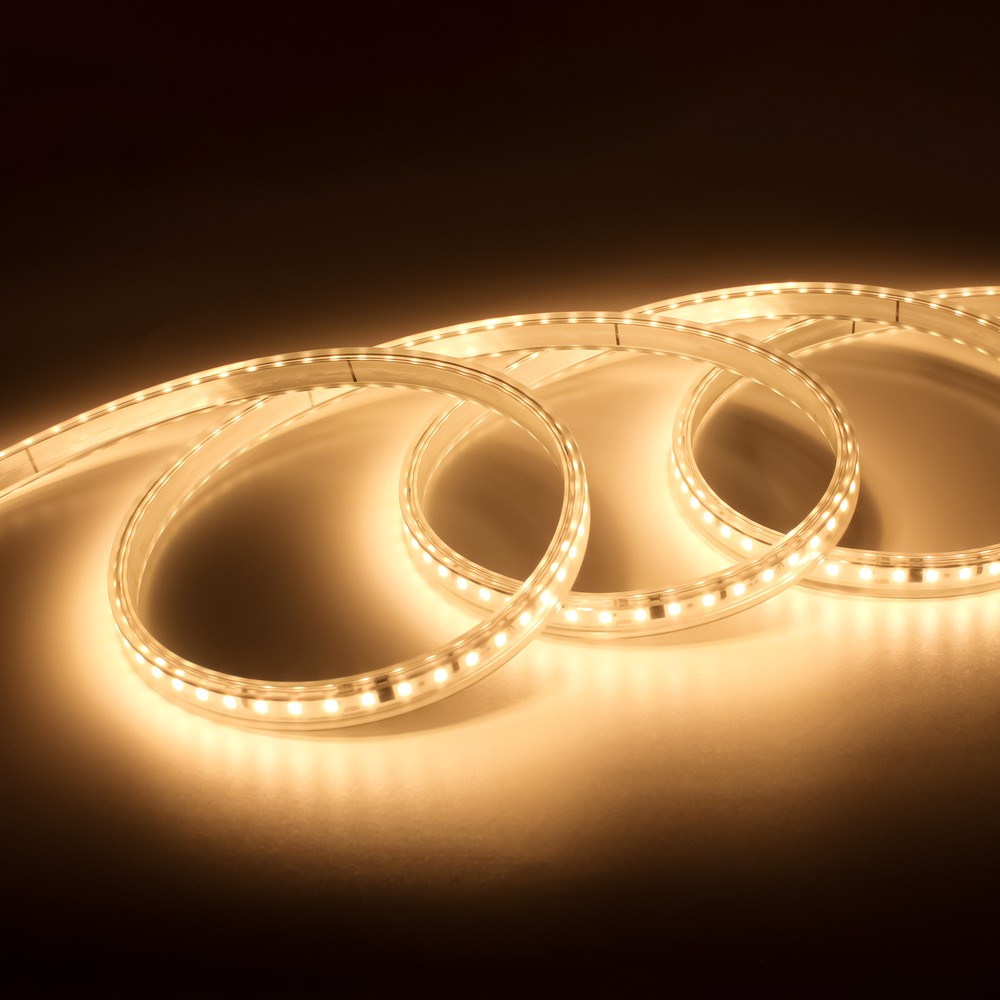5m 12w M Led Strip Hicri X2 Ra98 230v, Ip67, 1000lm M, Kan Klippes For Hver 10cm, Op Til 100m Forpakning : Længere Stykke (antal X 5m.), Kulør : Varm fra Ledlife
