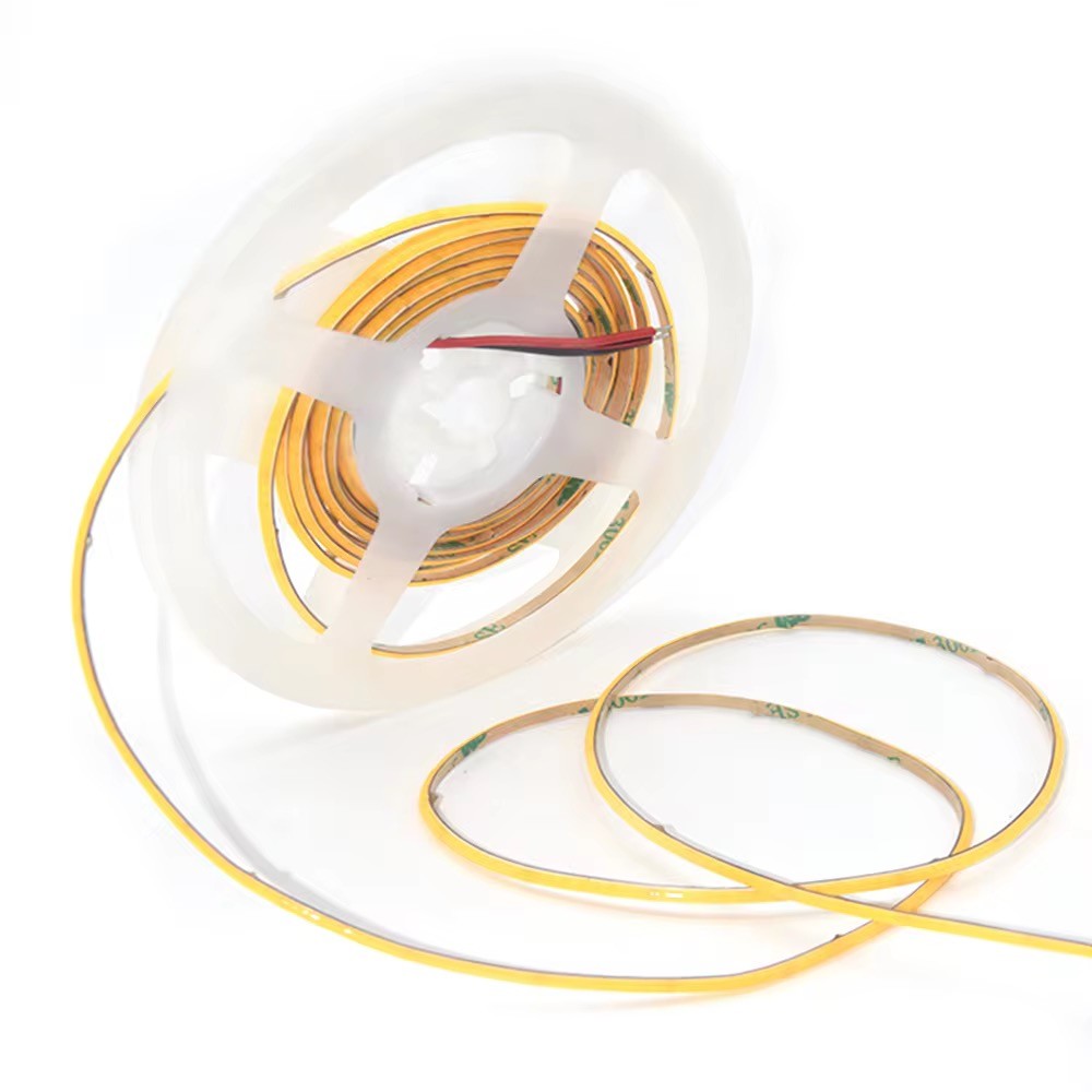 5m 7w M 3mm Cob Led Strip Ra93 24v Dc, Ip20, 400 Led Pr. Meter, Cob Led Kulør : Varm fra Ledlife