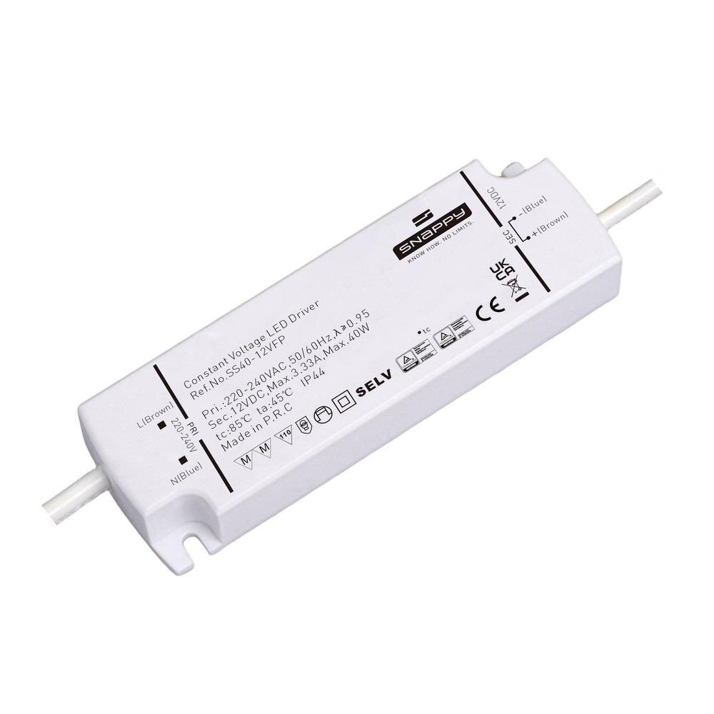40w 24v Dc Strømforsyning 1.6a, Ip44 fra Snappy