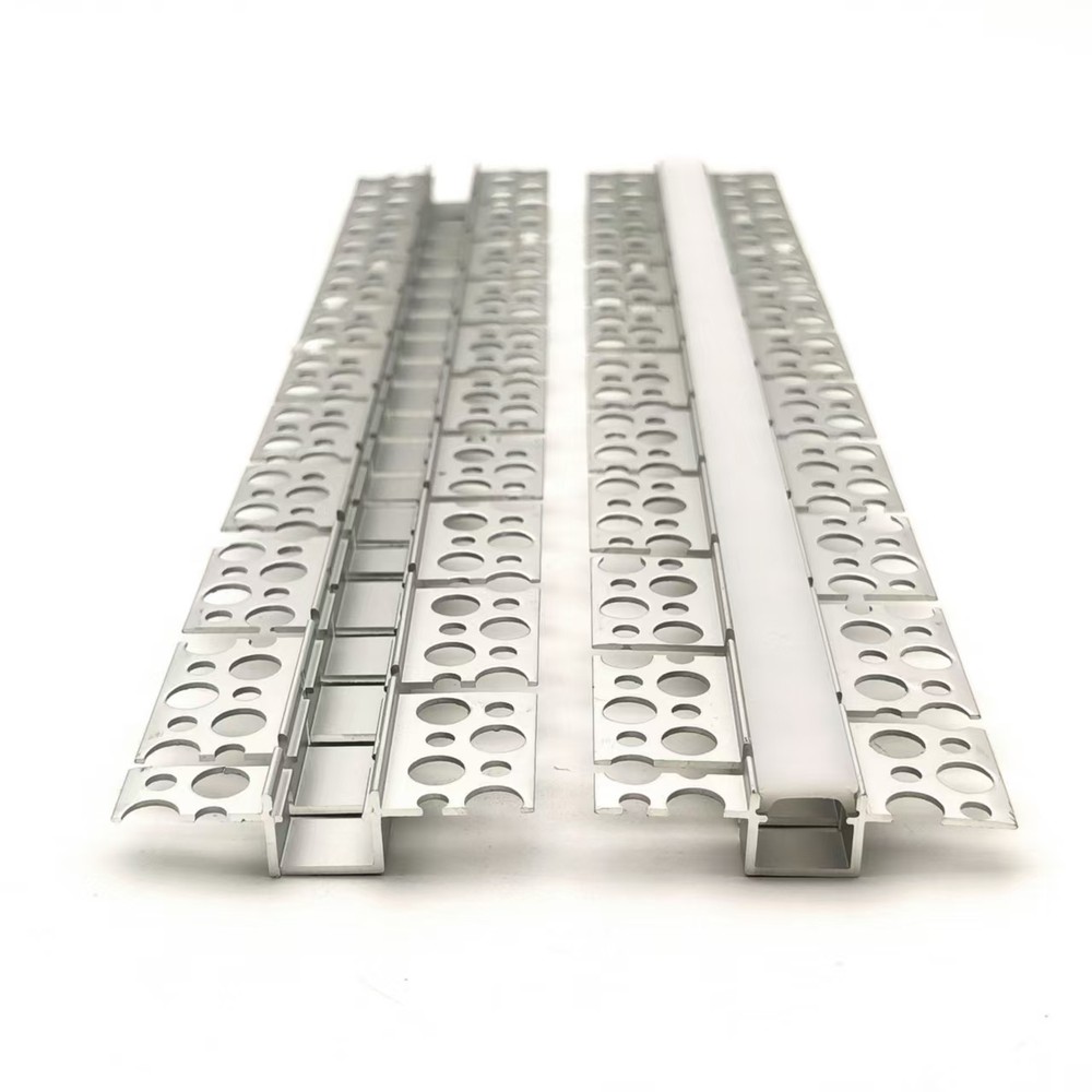 Fleksibel Indspartling Aluprofil Til Led Strip 2 Meter, Inkl. Cover fra Ledlife