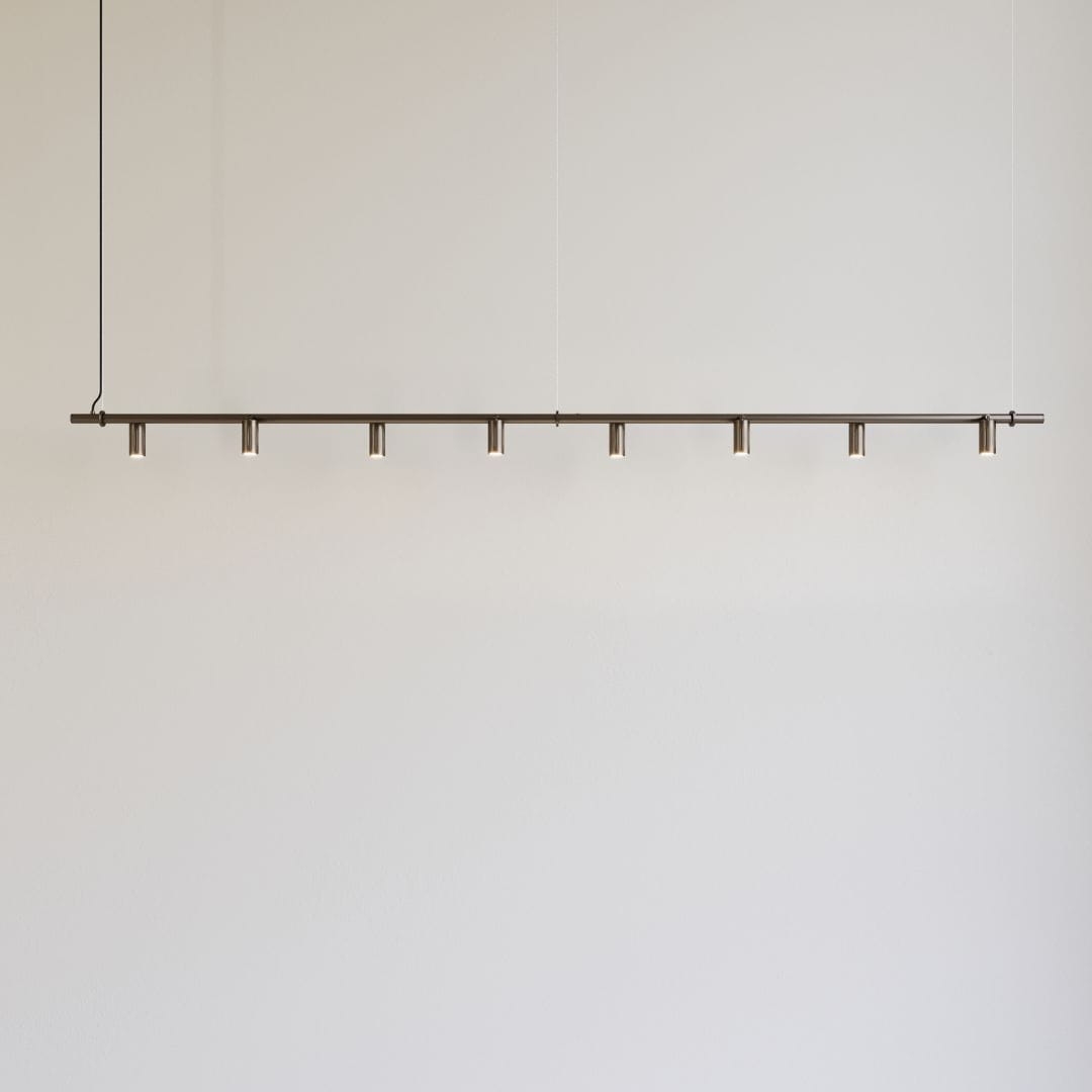 Pipe 8 Pendel   Messing     fra Rama Lights