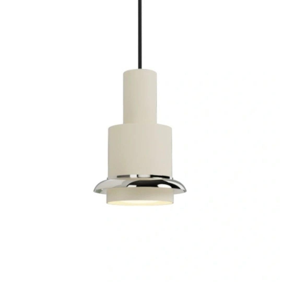 Chaumont ø19 Pendel   Hvid Chrome   Dcw éditions fra Dcw Editions