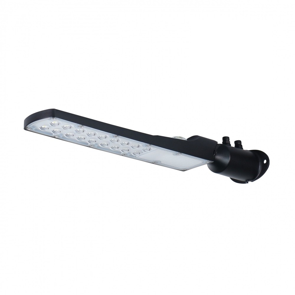 50w Skumrings Led Gadelampe Skumringssensor, ø60 Mm, Ip65, Sort, 230v fra Spectrum