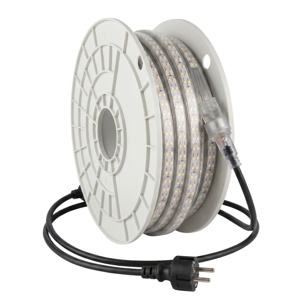 50m Arbejdslys Led Strip På Tromle 230v, Ip68, 168 Led M, 9w M, 1200 Lm M Kulør : Neutral fra Ledlife