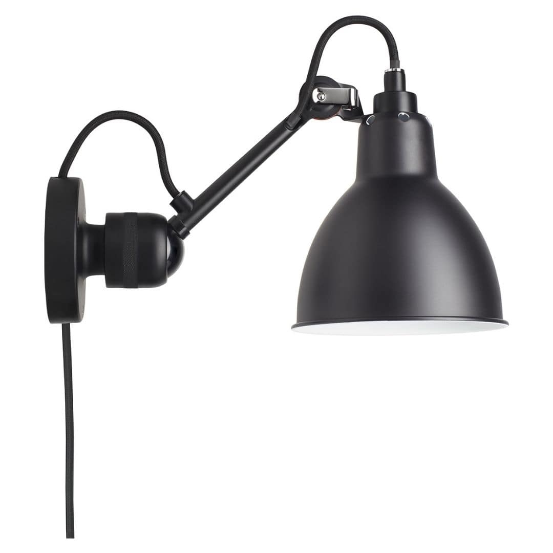 304ca Væglampe Sort     fra Lampe Gras