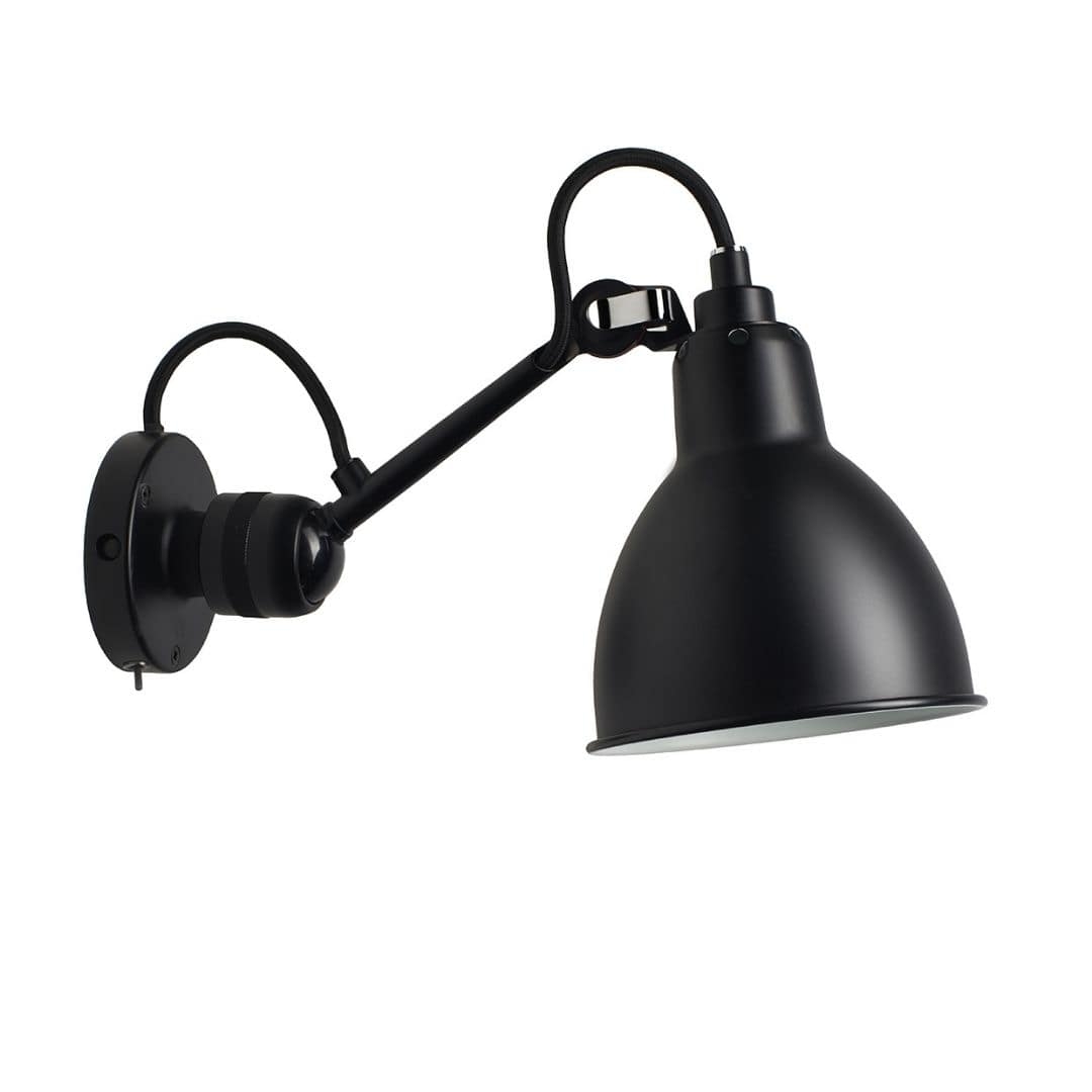 304sw Væglampe Sort     fra Lampe Gras
