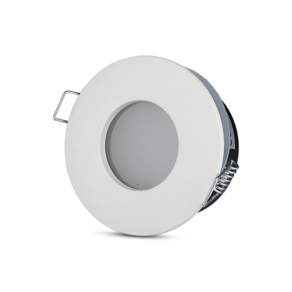 Gu10 Mr16 Downlight Uden Lyskilde, Ip54 Med Gummiforsegling, Hul: ø7,5 Cm, Mål: ø8,4 Cm fra V-tac