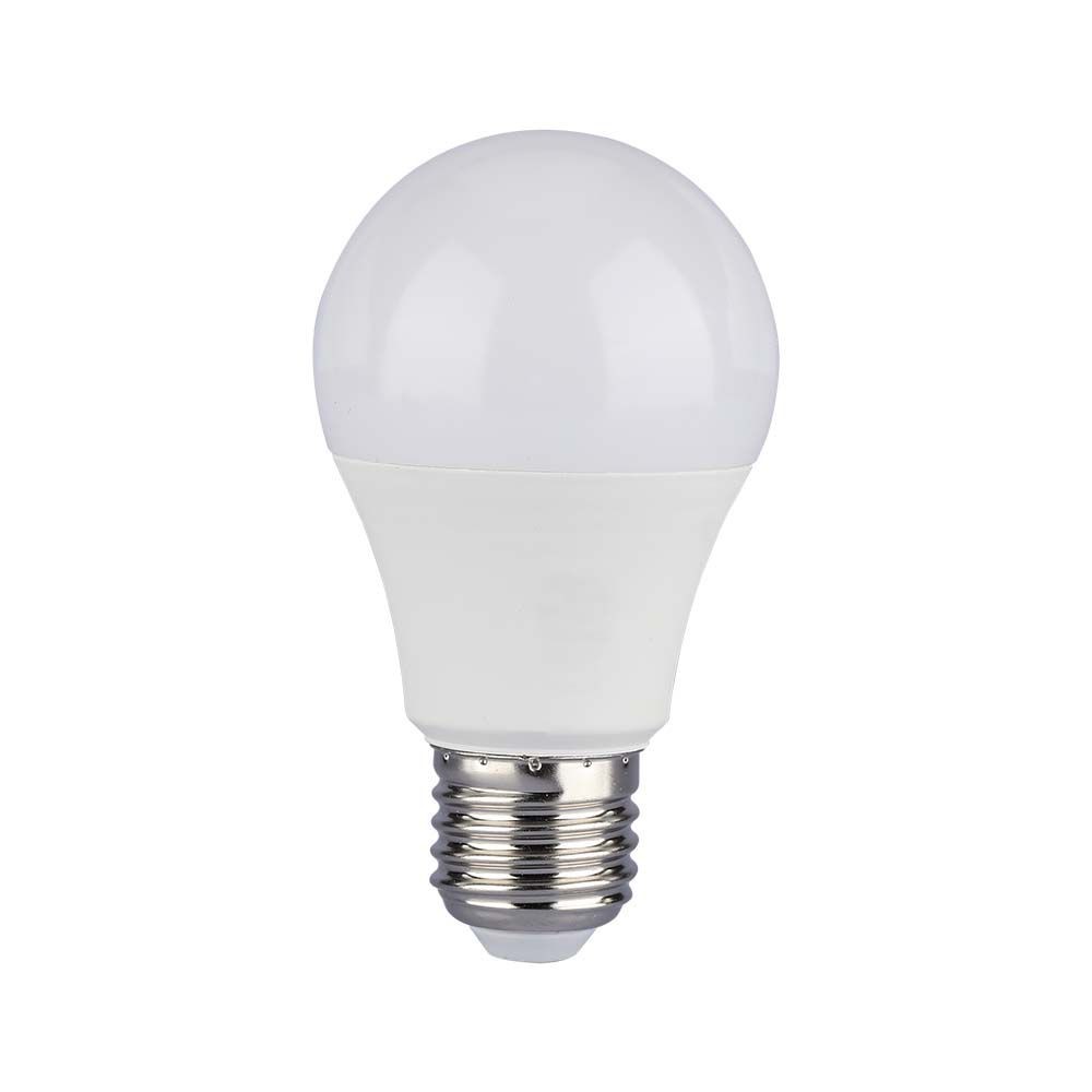 E27 8,5w Led Pære A60, Samsung Led Chip, 5 års Garanti Kulør : Kold fra V-tac