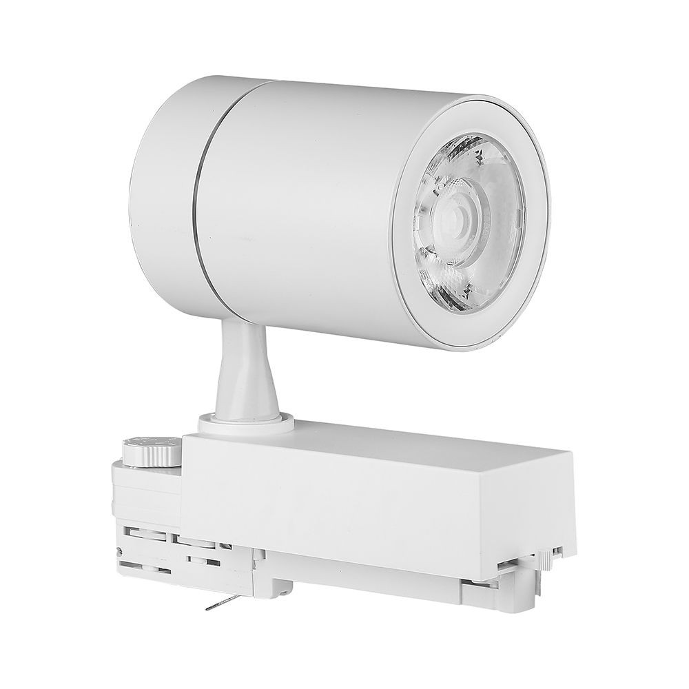 35w 3 Faset Skinnespot Hvid, 4000k, 24 Grader, Cob Led Kulør : Neutral fra V-tac