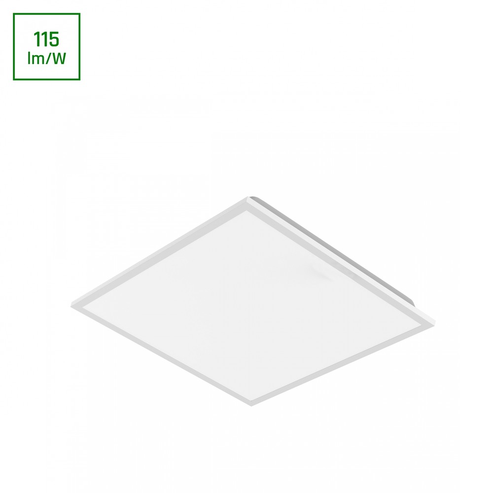 60x60 Led Panel, 36w 115lm W, 3000k, 5 års Garanti Dæmpbar : Ikke Dæmpbar, Kulør : Varm fra Spectrum