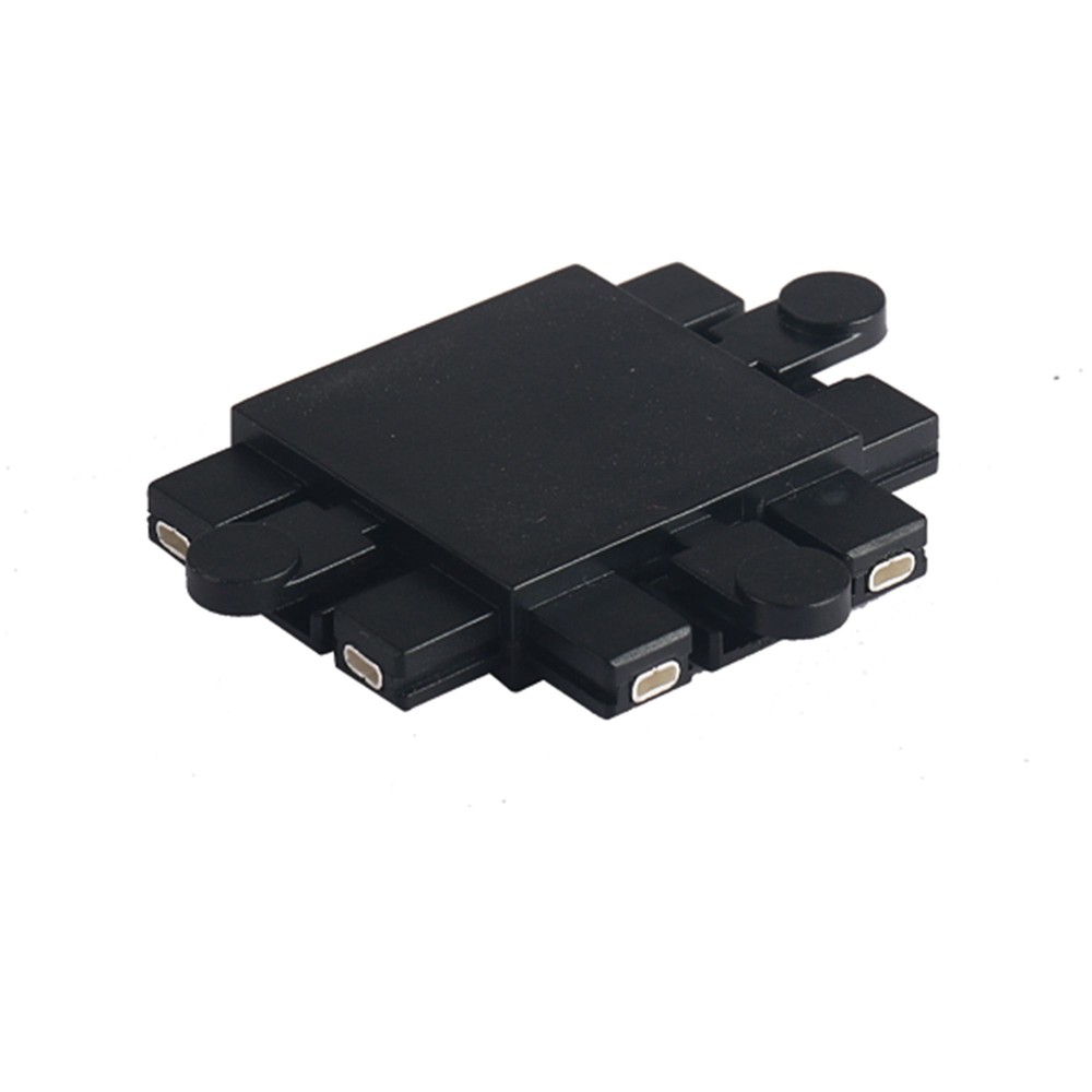 T Samler Til Magnetisk Skinnesystem, 48v Sort, 68x24x9.5 Mm, Indendørs fra Videx