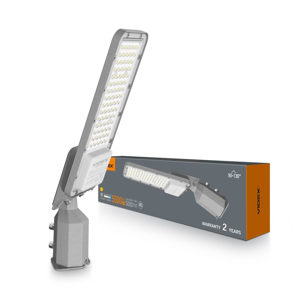 50w Led Gadelampe ø60mm, Ip65 Kulør : Neutral fra Videx
