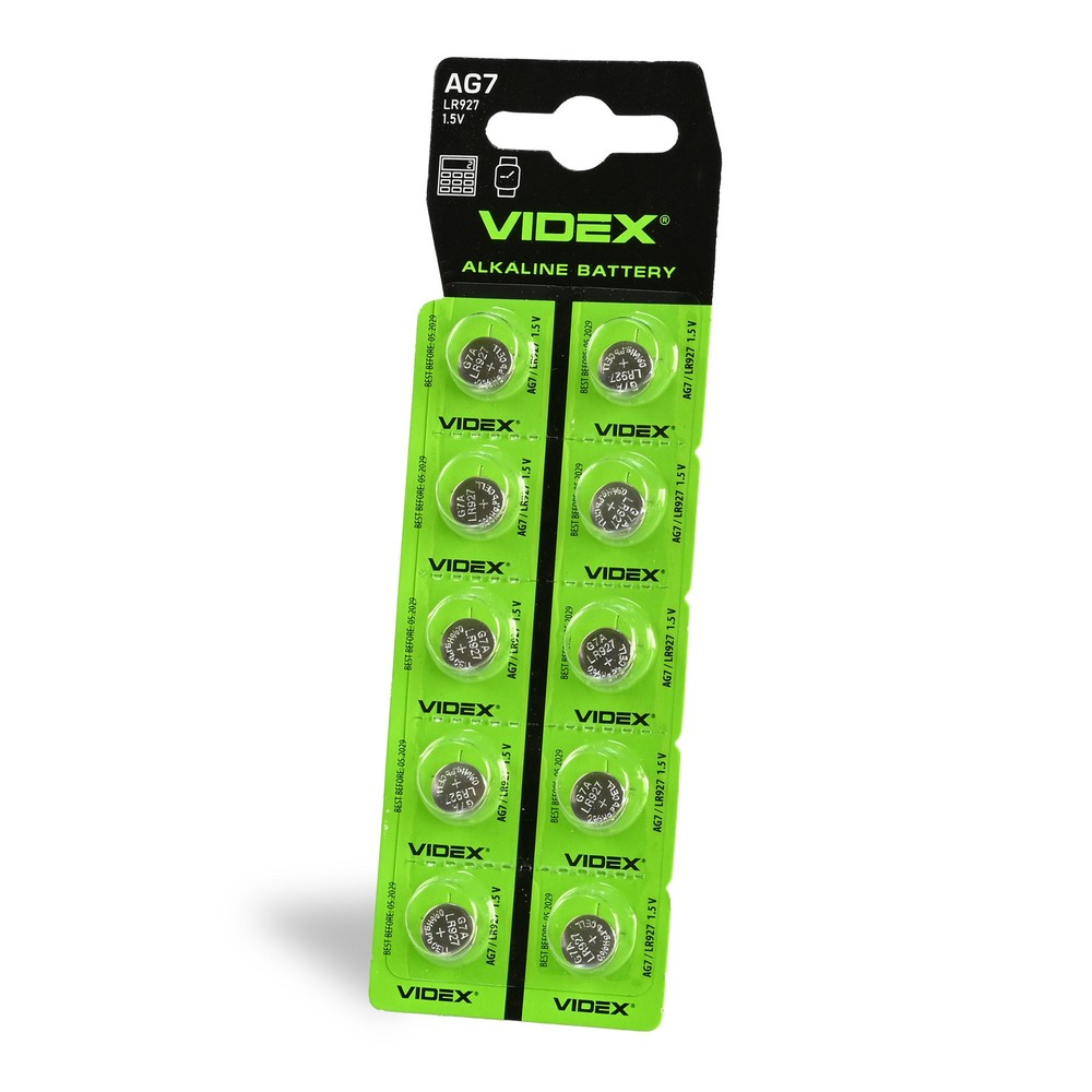 10 Stk. Ag7 Lr926   Alkaline Batteri fra Videx