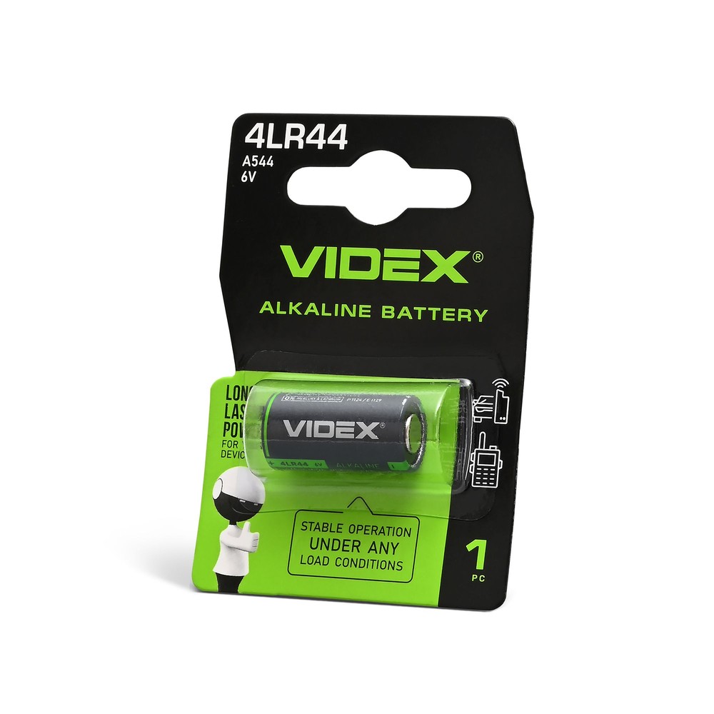 4lr44 A544 Alkalisk Batteri fra Videx