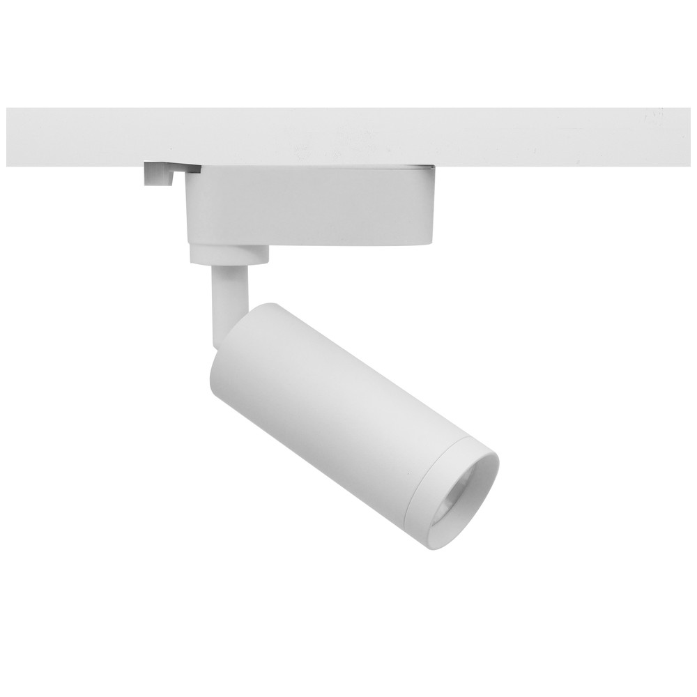 6,5w 1 Faset Ra98 Skinnespot Hvid, 1f2w Dæmpbar : Ikke Dæmpbar, Farve På Hus : Hvid, Kulør : Varm, Spredning : 38° fra Ledlife