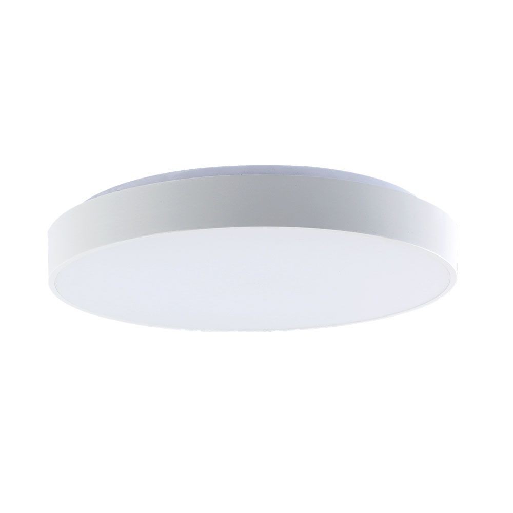 60w Designer Led Loftslampe Med Fjernbetjening ø49,5cm, Dæmpbar, 4000k, Hvidt Cover Dæmpbar : Via Fjernbetjening, Kulør : 3 I 1 fra V-tac