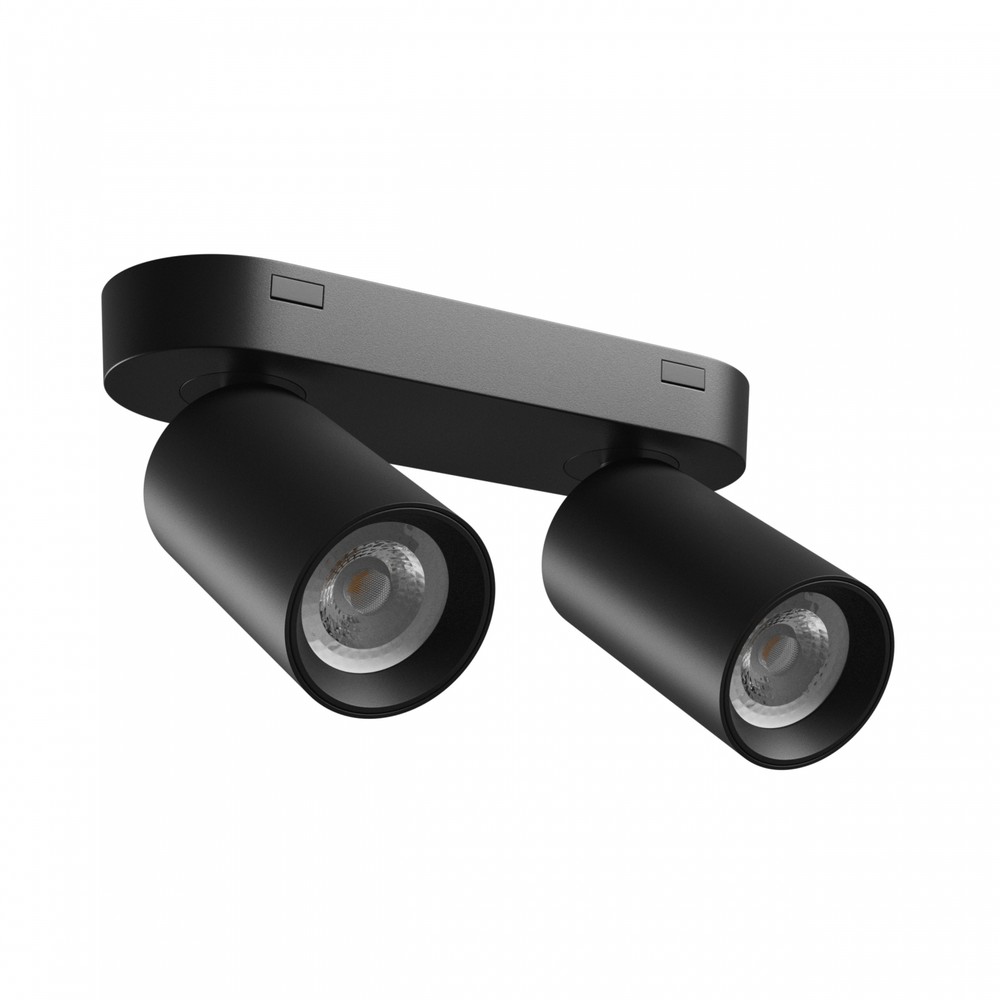 Loftlampe Med 2 Spots, Gu10   Sort, Ip20 Indendørs, Uden Lyskilde fra Spectrum