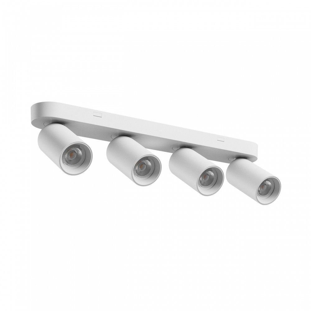 Loftlampe Med 4 Spots, Gu10 Hvid, Ip20 Indendørs, Uden Lyskilde fra Spectrum
