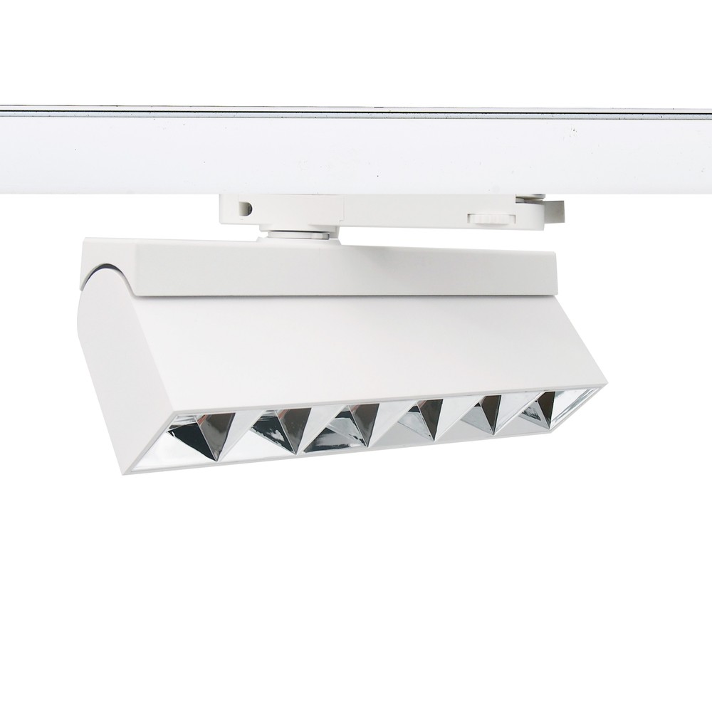 36w 3 Faset Ra92 Led Lysskinne 23,5 Cm, Hvid, Justerbar Kulør : Neutral fra Ledlife