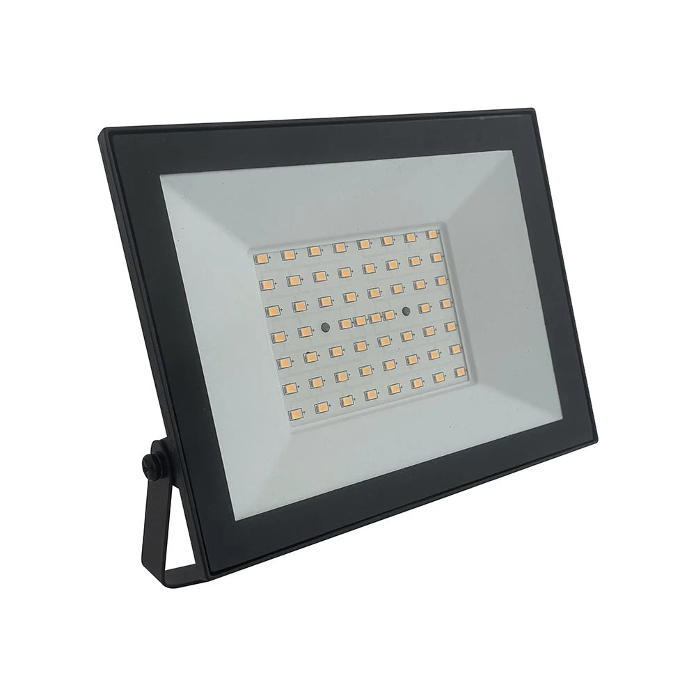 50w Led Projektør   Arbejdslampe, Udendørs   Dæmpbar : Ikke Dæmpbar, Farve På Hus : Sort, Kulør : Varm fra V-tac