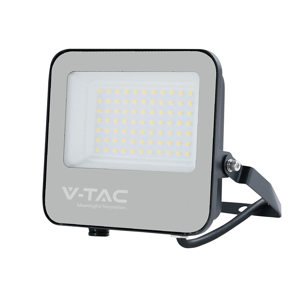 50w Led Projektør 185lm W, Arbejdslampe, Udendørs Dæmpbar : Ikke Dæmpbar, Farve På Hus : Sort, Kulør : Kold fra V-tac
