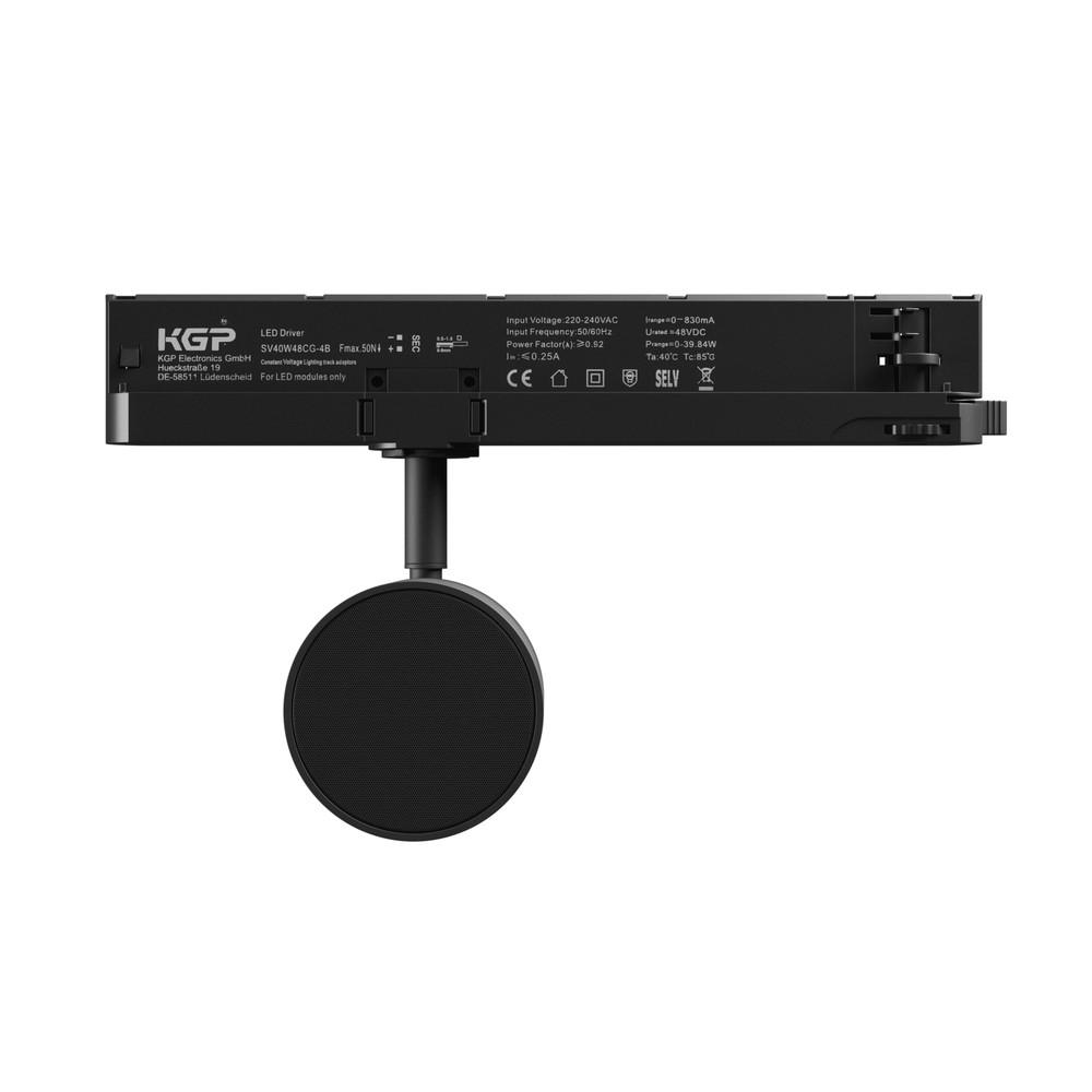 Højtaler 3 Faset Skinne 10w   Bluetooth, Sort, 230v fra Spectrum