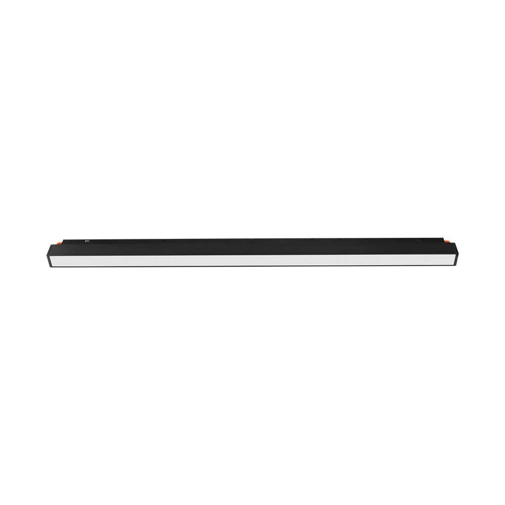 20w Smart Magnetisk Skinnespot, Ra90 48v, Cct, Wi Fi, 2100lm, Sort, 58cm Lang Kulør : 3 I 1 fra V-tac