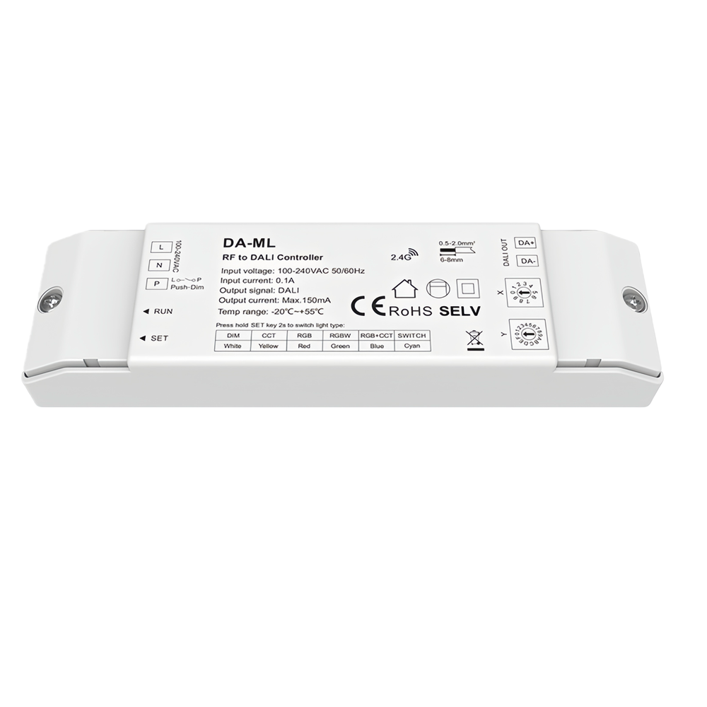 Rwave Dali Controller   Push Dim, Aflasting I Begge Ender fra Ledlife