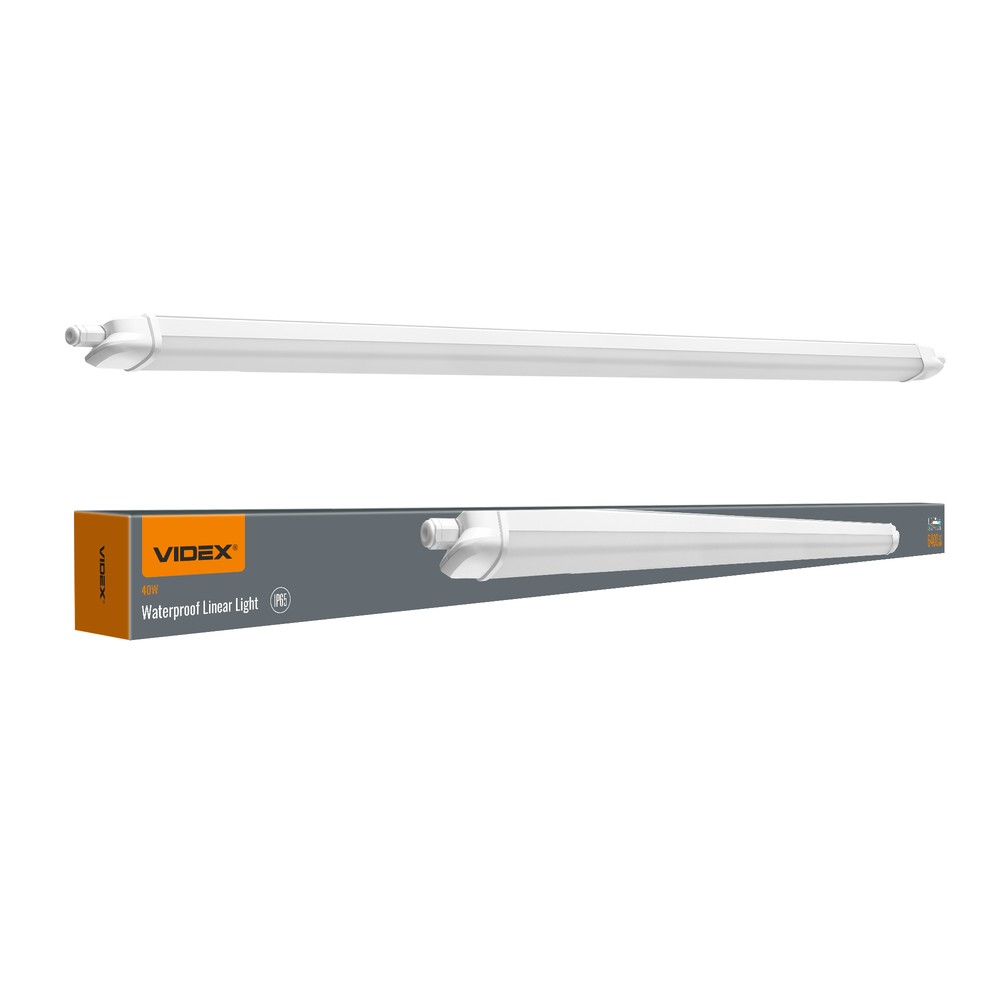 120cm 40w Komplet Led Armatur Gennemfortrådet, Ip65, 5000k Kulør : Neutral fra Videx