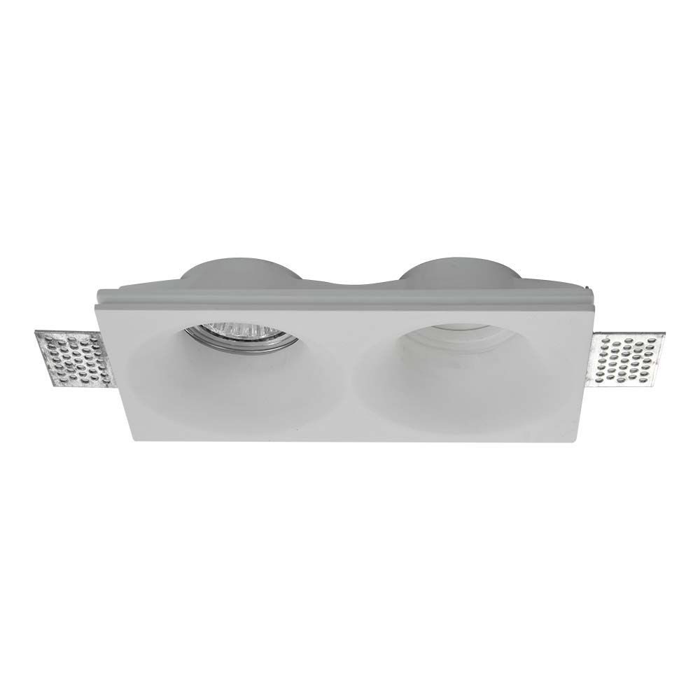 Vt 11012 Lampe   2xgu10, Run, Hvid fra V-tac