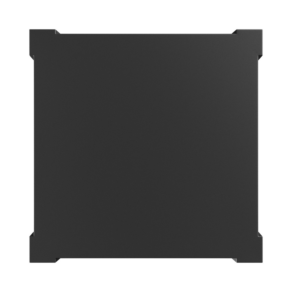 10w Verto Square Cup Væglampe, Cct   1200lm, Ip65, Sort, Firkantet, Asymmetrisk Lys, Inde   Ude   Dæmpbar : Ikke Dæmpbar, Kulør : Cct (varm Til Kold Hvid) fra Spectrum