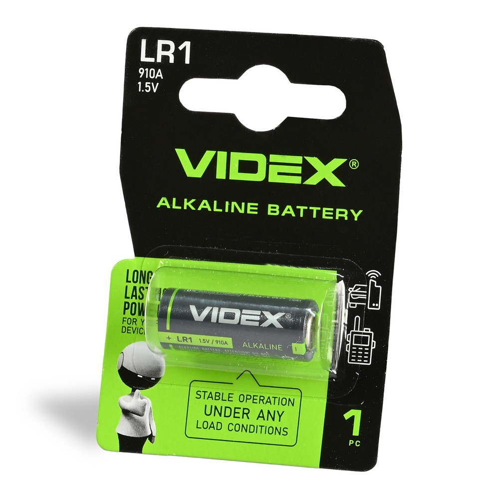 Lr1 Alkalisk Batteri fra Videx