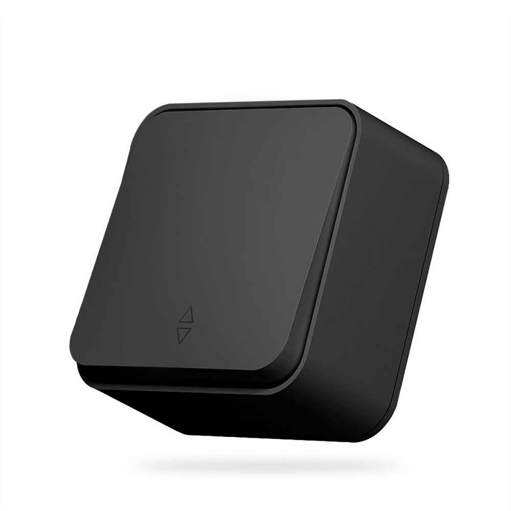 1 Kanals Påbygningsafbryder   Korrespondance, 68x68mm, Sort fra Videx
