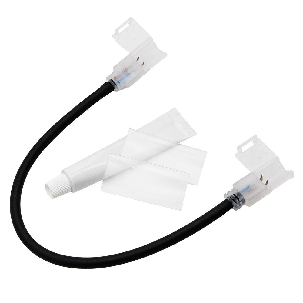 30 Cm Vandtæt Mellemstykke Til 230v Led Strip (slim Cob) Perfekt Til Hjørner, Stolper Mm., 230v fra Ledlife