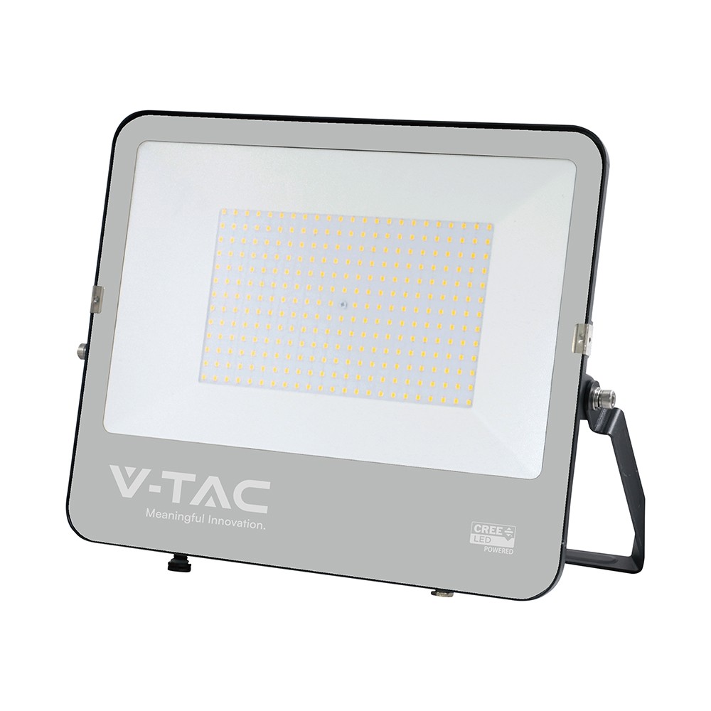 200w Led Projektør Med Samsung Chip 115lm W, Ip65, Sort, Kold Hvid, Udendørs Kulør : Kold fra V-tac