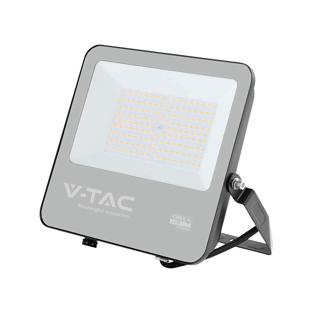 100w Led Projektør 135lm W, Samsung Led Chip, Ip65, Sort, Udendørs Kulør : Varm fra V-tac