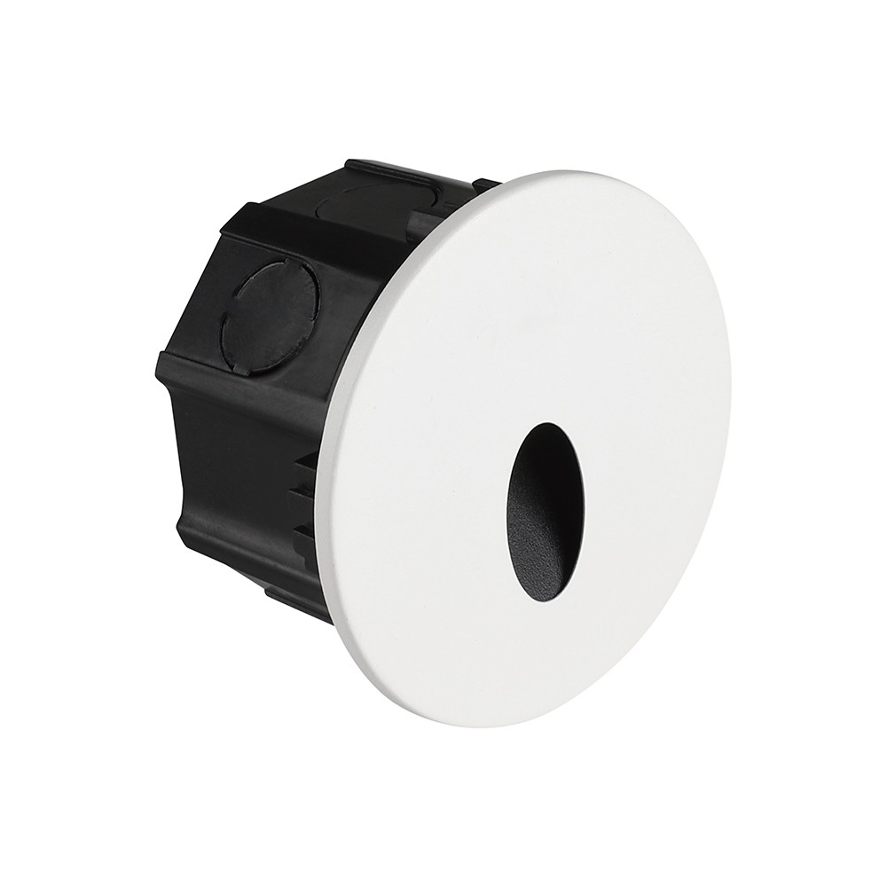 3w ø15cm Led Step Light Cct, Ip65, Sort, Rund, Aluminium Kulør : 3 I 1 fra V-tac