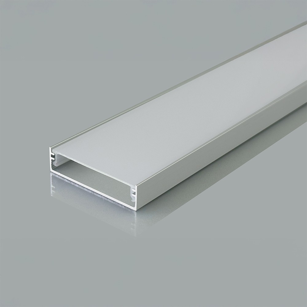 2m Aluprofil Monteringssæt Inkl. Cover, 40x10mm fra V-tac