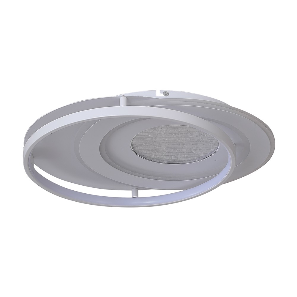 60w Led Loftslampe, Cct 50x42cm, Hvid, Inkl. Fjernbetjening, Dæmpbar, 4800lm Kulør : 3 I 1 fra V-tac