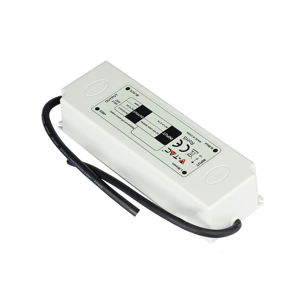 100w 12v Dc Strømforsyning 8.3a, Ip67 Vandtæt, 5 års Garanti fra V-tac